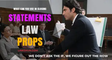 Closing Arguments: Props for Persuasion