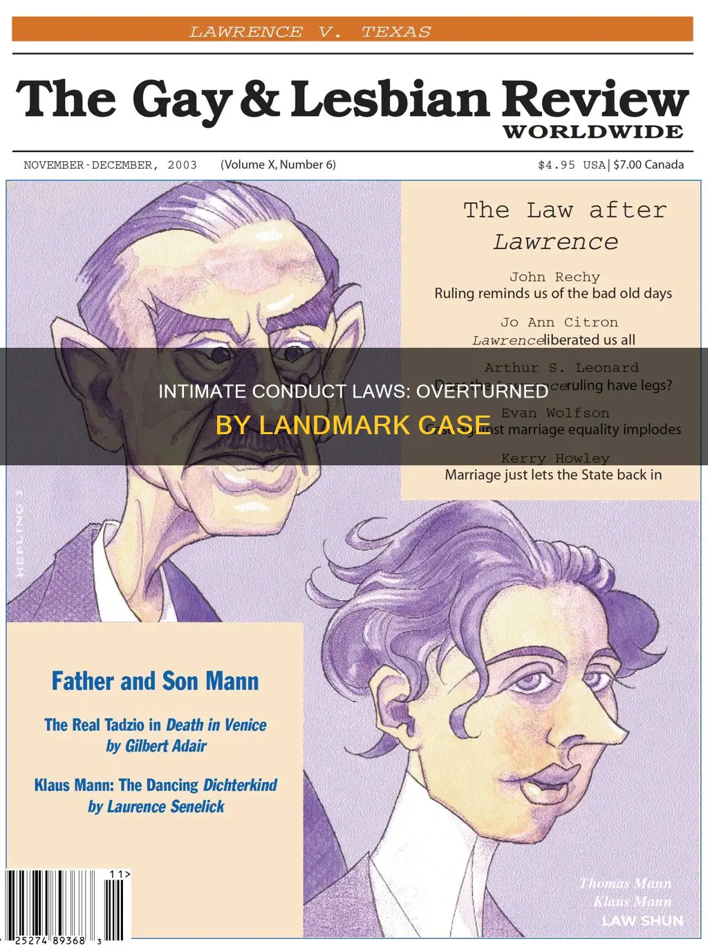 what case struck down laws regarding consensual intimate conduct