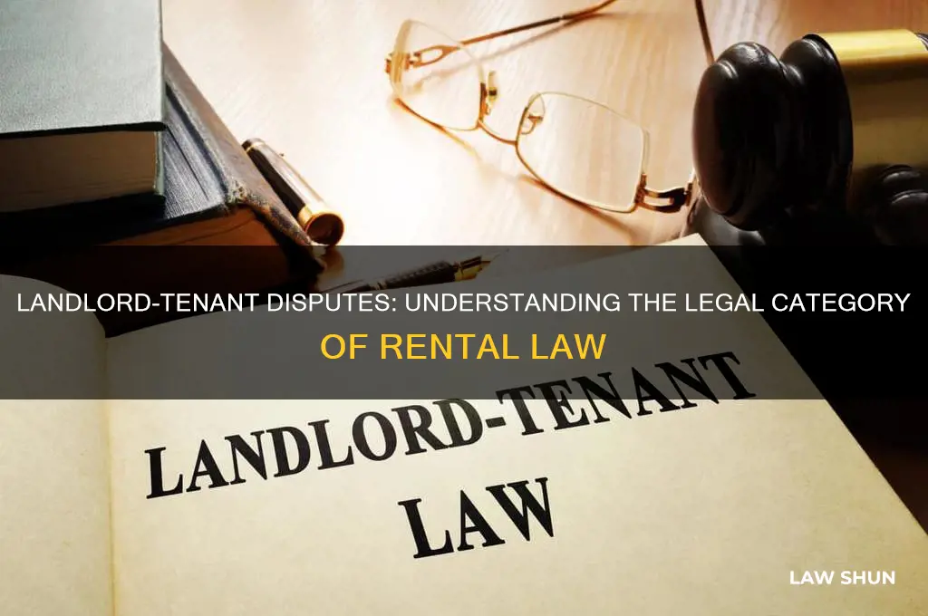 what category of law does landlord tenant issues fall under