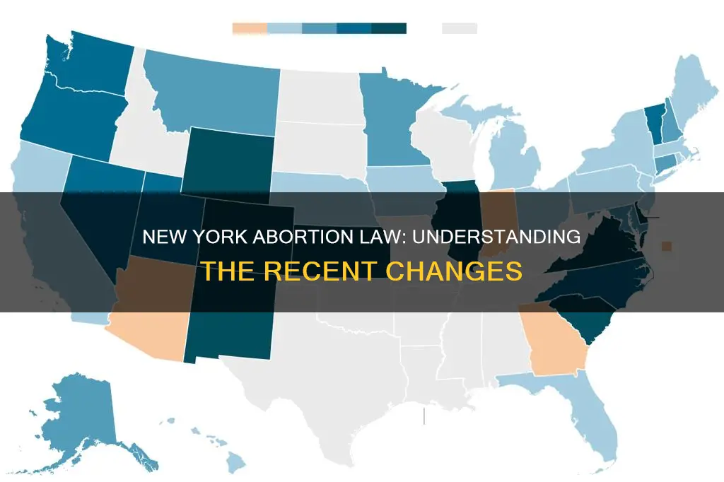 what chamgea are in the ny abortion law