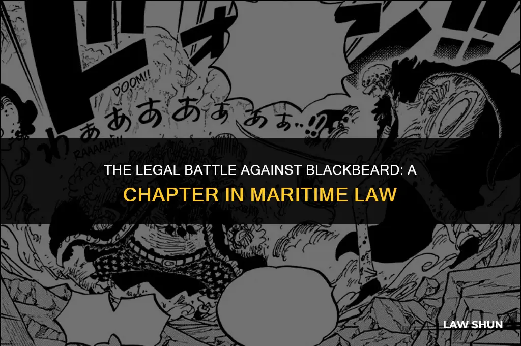what chapter does law fight blackbeard
