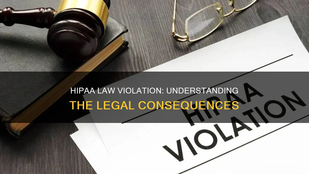 what charges would you get for breaking the hipaa law