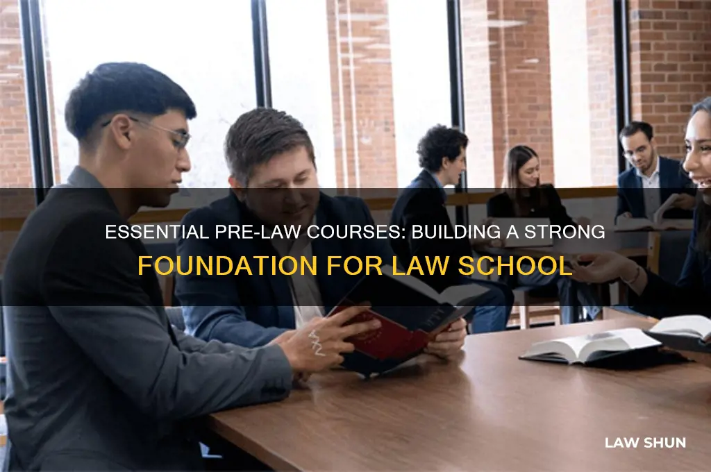 what classes do you have to take for pre law
