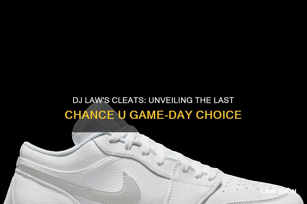 what cleats did dj law wear on last chanceu