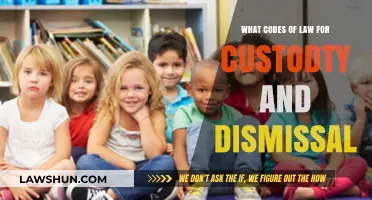Custody and Dismissal: Understanding Legal Codes and Regulations
