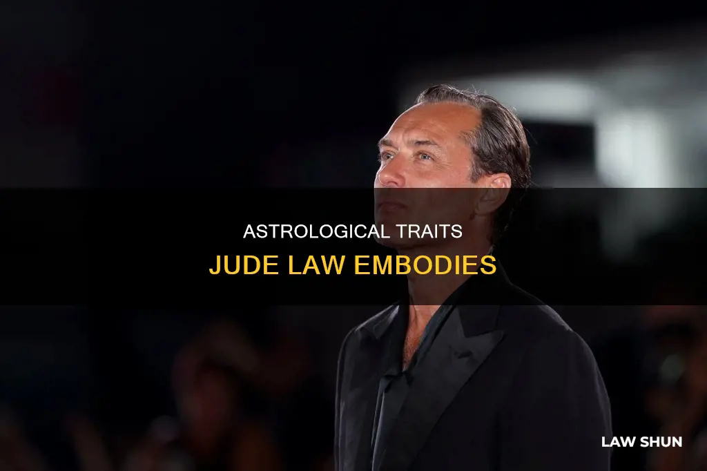 what common astrological components do jude law have