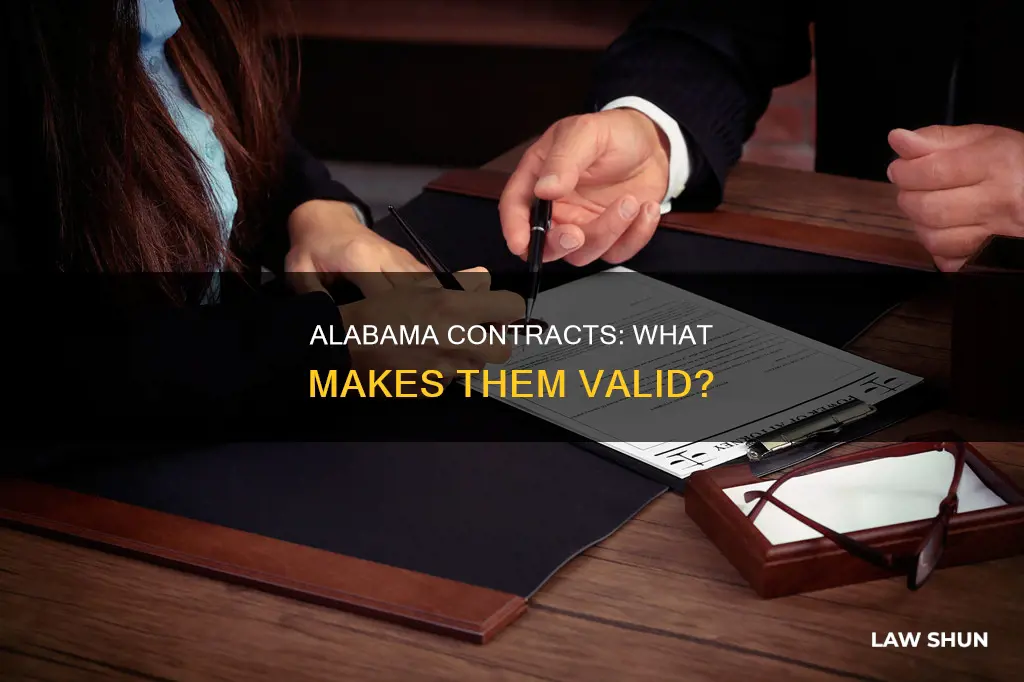 what constitutes a contract under alabama law
