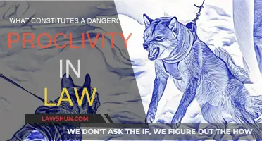 Understanding Dangerous Proclivities in Law: Key Concepts