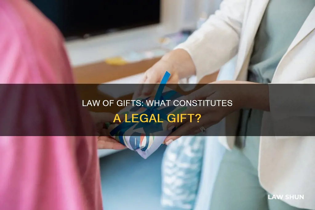 what constitutes a gift in law
