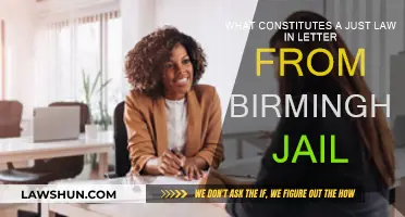 Birmingham Jail: Defining Just Laws
