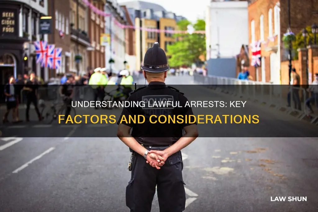 what constitutes a lawful arrest