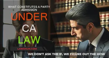 Understanding Party Admissions: California Law Explained