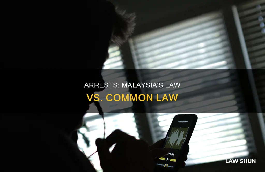 what constitutes an arrest in malaysia and at common law