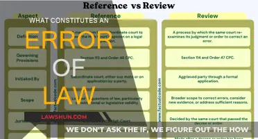 Understanding Legal Errors: What Constitutes an Error of Law?