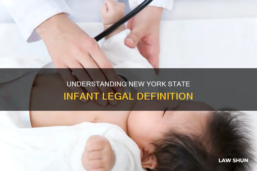 what constitutes as an infant under nys law