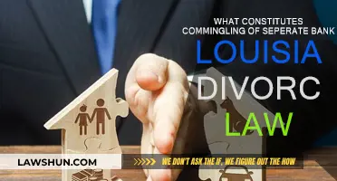 Louisiana Divorce Law: Commingling of Separate Bank Accounts