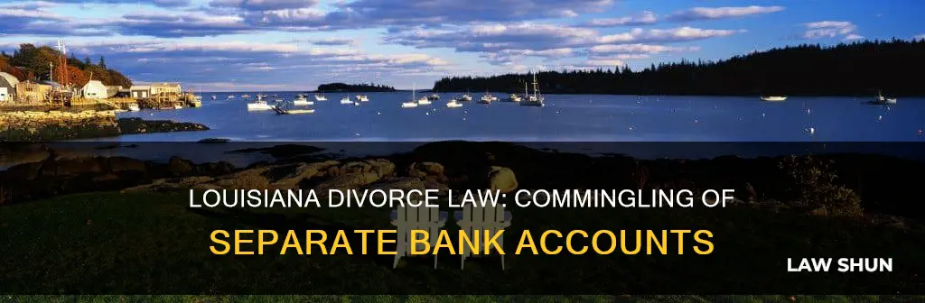 what constitutes commingling of seperate bank accountsin louisiana divorce law