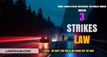Oregon's Three Strikes Law: Understanding the Offenses