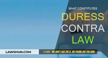 Duress in Contract Law: What Constitutes It?