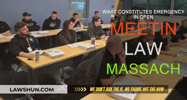 Understanding Emergency Declarations in Massachusetts Open Meeting Law
