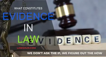 Evidence in Law: What Counts and Why?