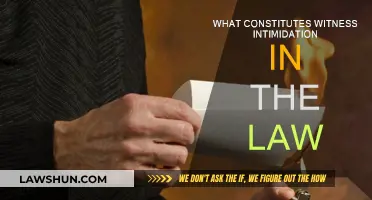 Witness Intimidation: What the Law Says