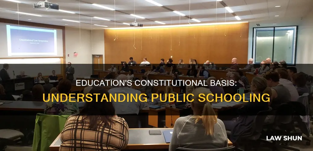 what constitutional law is public education based on