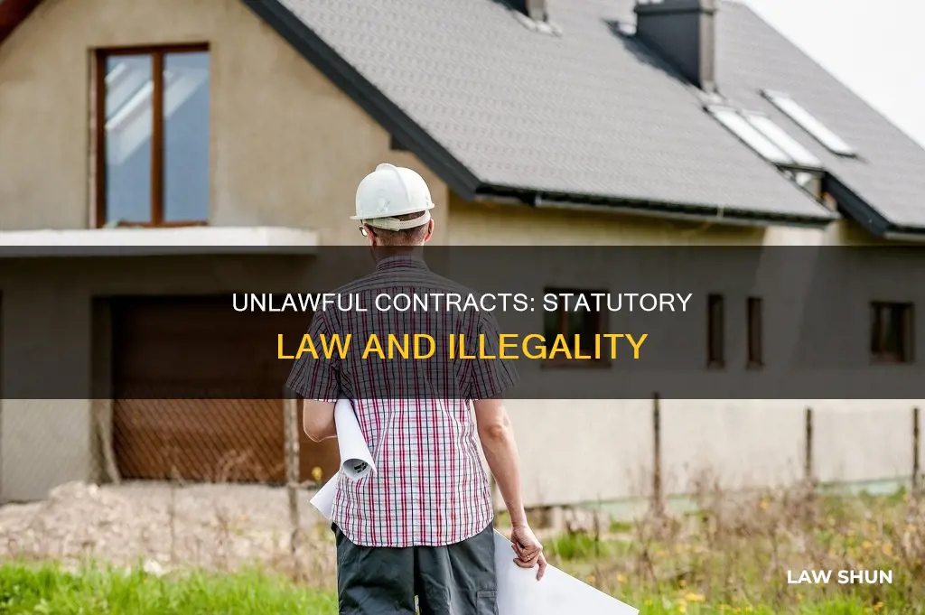 what contracts are illegal by statutory law