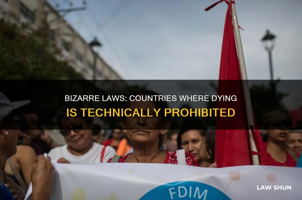 what countries have laws against dying in their countries