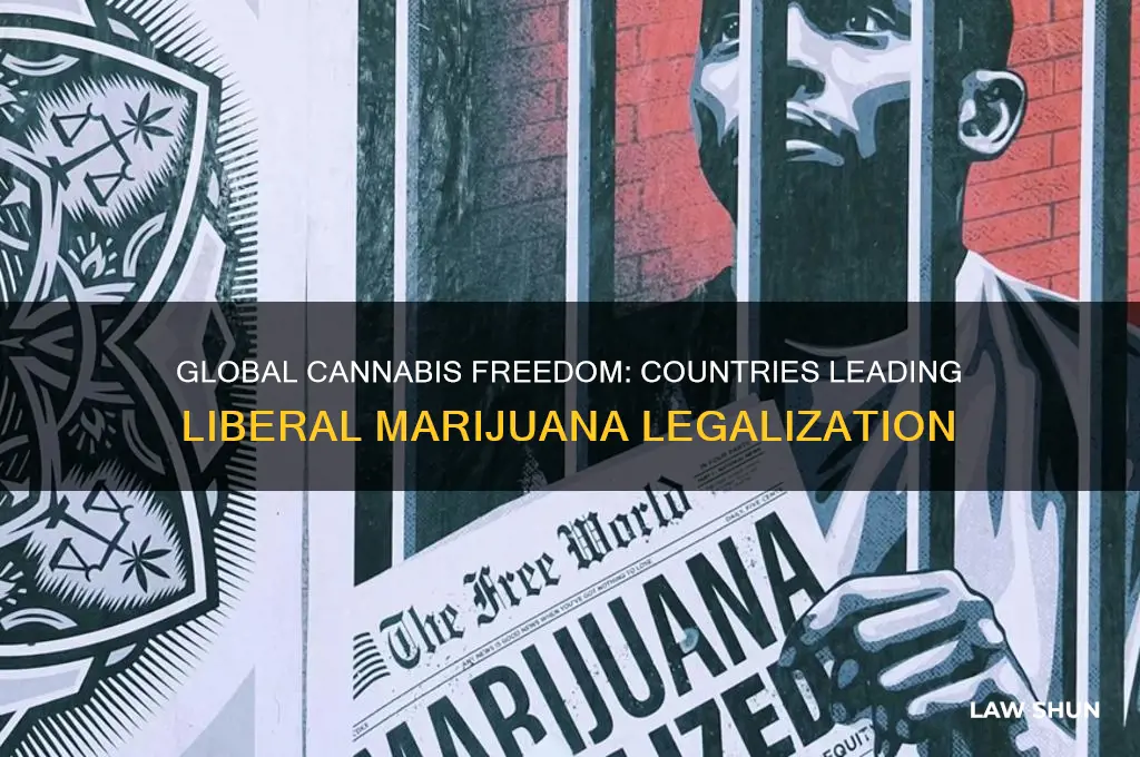 what countries have most liberal pot laws
