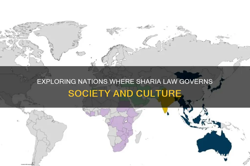 what countries have muslim law