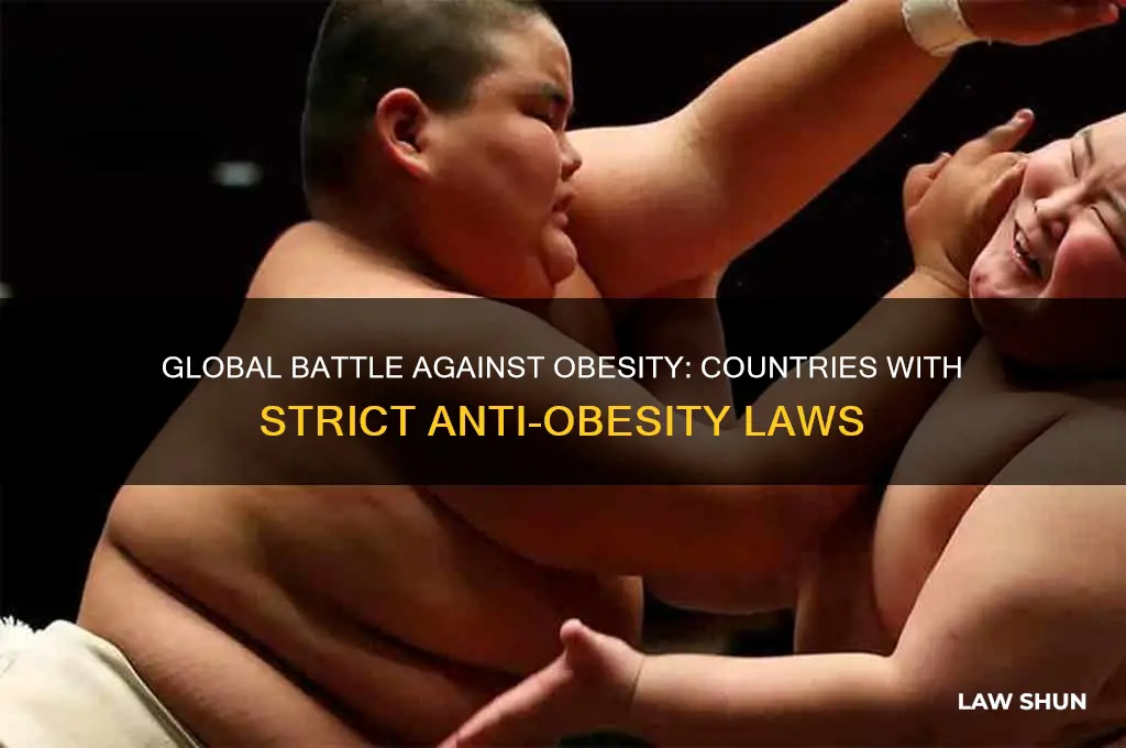 what countries have strict laws against obesity