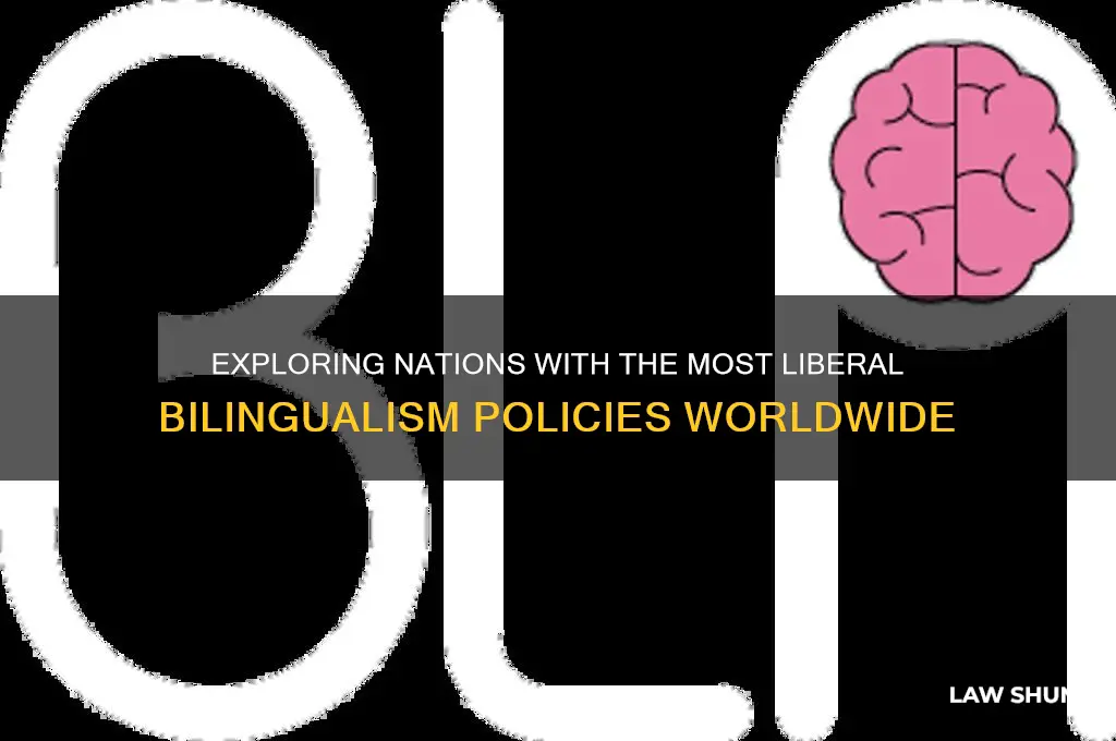 what countries have the least restrictive laws on bilingualism
