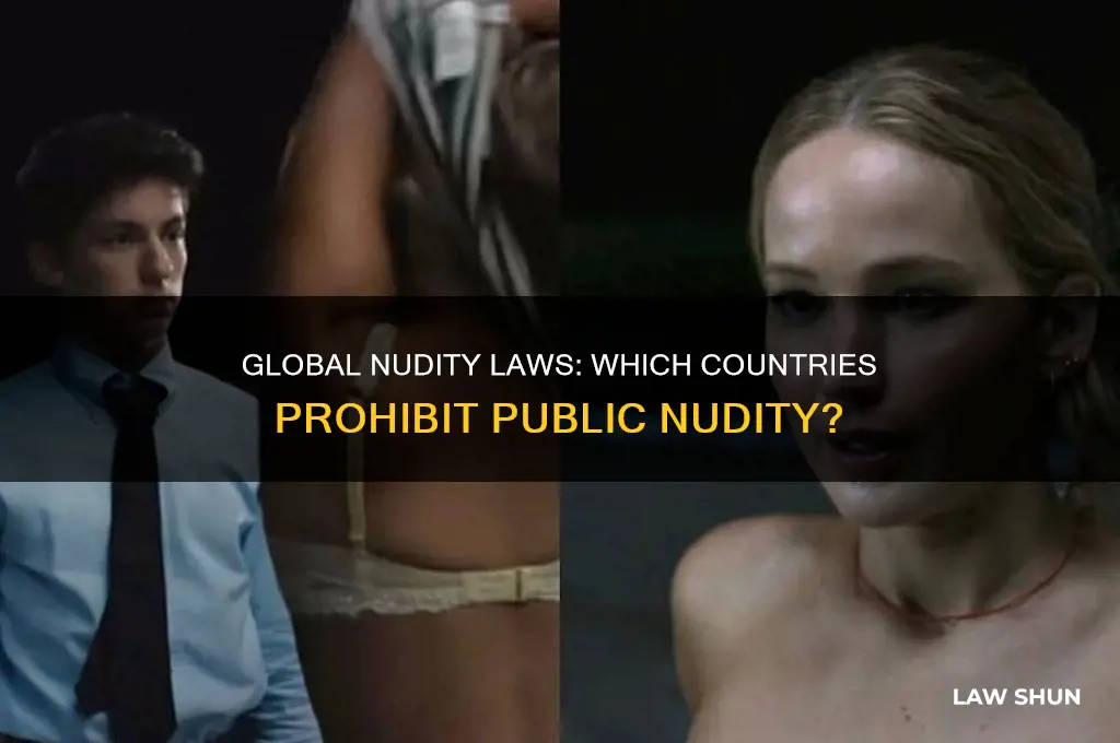 what countries have the no nudity laws