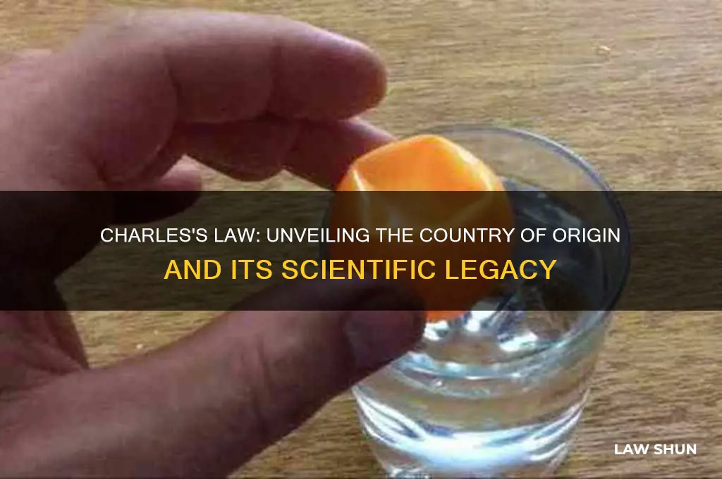 what country did charles law originate from