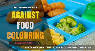 Unveiling the Country Banning Artificial Food Coloring: A Legal Insight