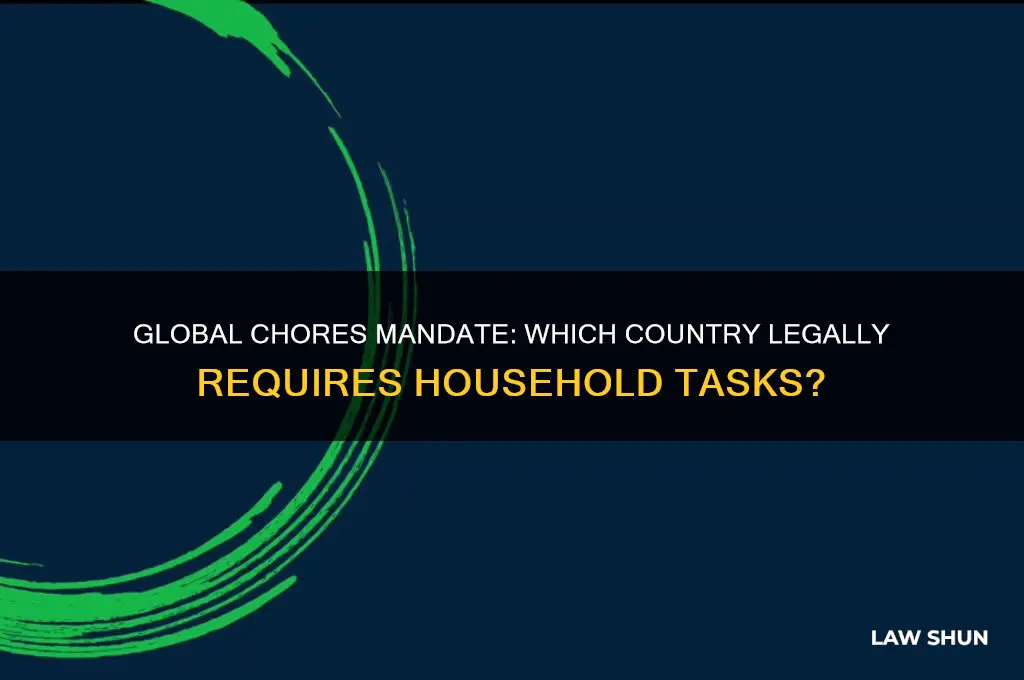 what country has a law for chores