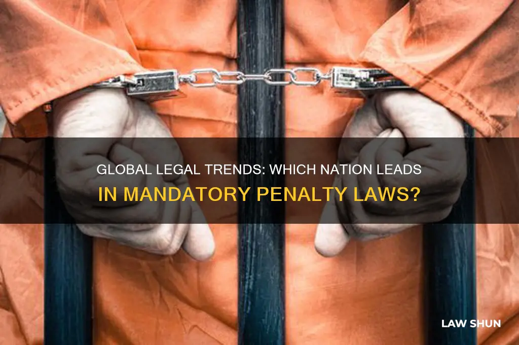 what country has enacted the most mandatory penalty laws