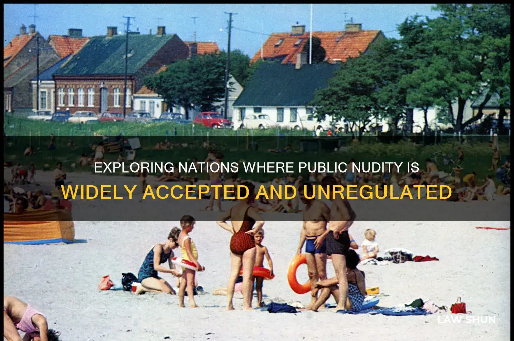 what country has little to no laws regarding nudity