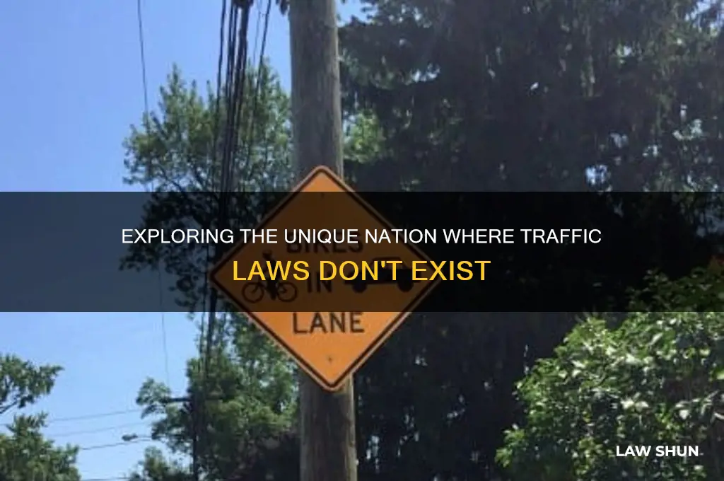 what country has no traffic laws