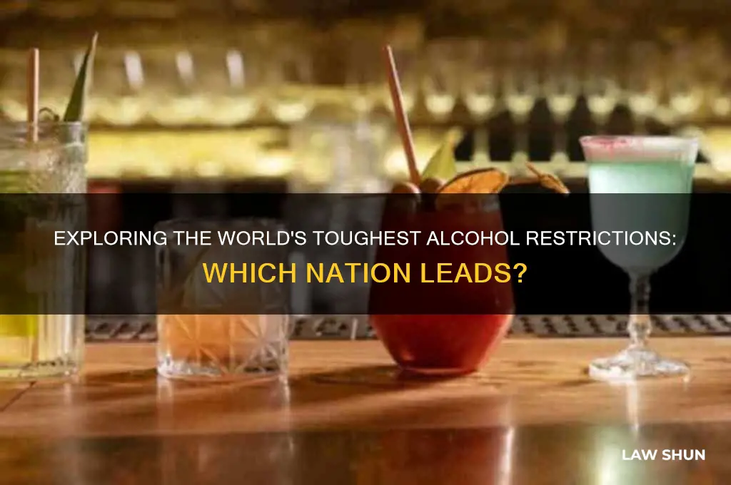 what country has the strictest alcohol laws