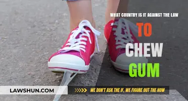 Chewing Gum Banned: The Surprising Country Where It’s Illegal