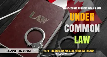 Common Law Entry: What Counts as Home Entry