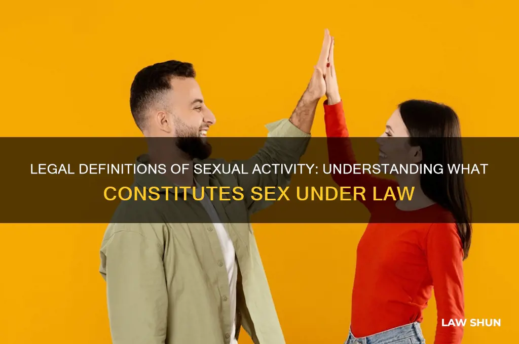 what counts as sex in the eyes of the law