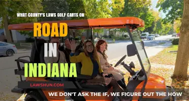 Indiana's Golf Cart Road Laws: Which Counties Allow Them?
