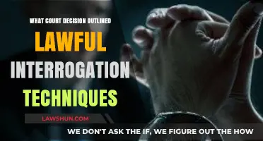 Landmark Court Ruling Defines Legal Boundaries for Interrogation Methods
