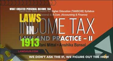 Personal Income Tax: The 1913 Law Origins