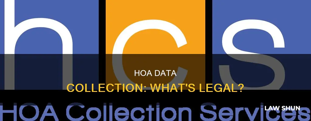 what data can hoa collect by law