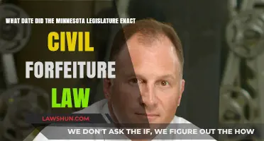 When Did Minnesota Enact Civil Forfeiture Law? A Historical Overview