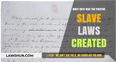 The Fugitive Slave Laws: A Historical Injustice